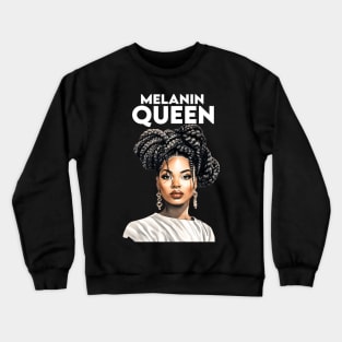 Melanin Queen Afrocentric Crewneck Sweatshirt